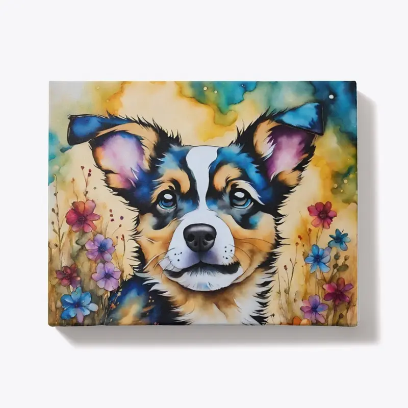 artwork of a puppy 