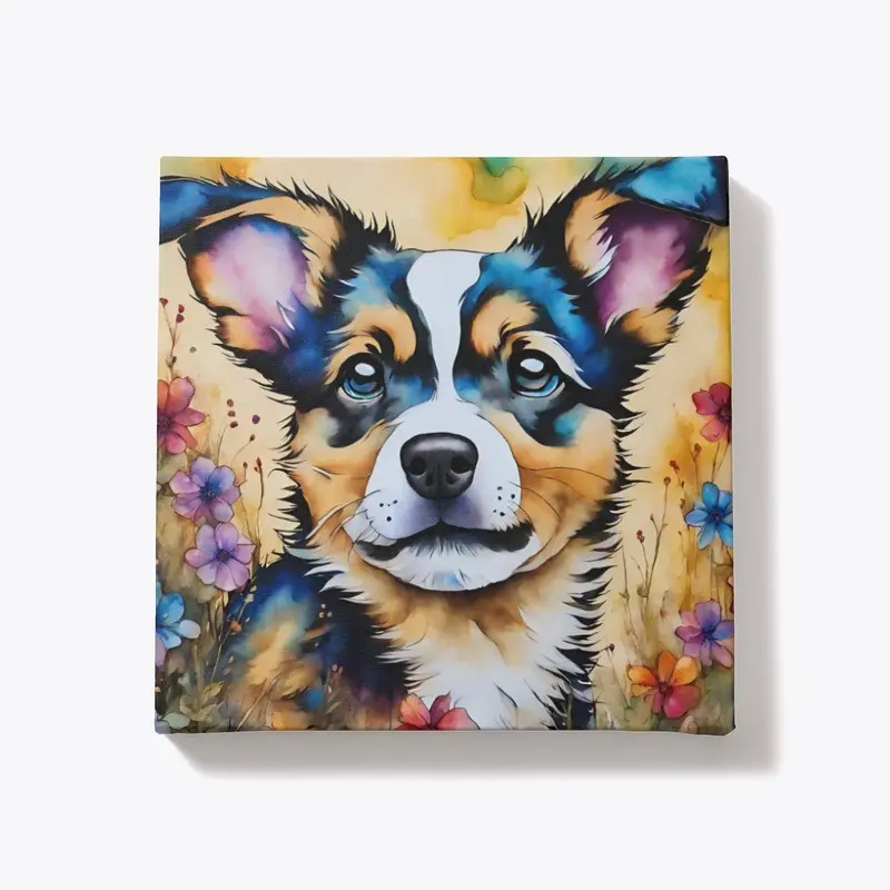 artwork of a puppy 